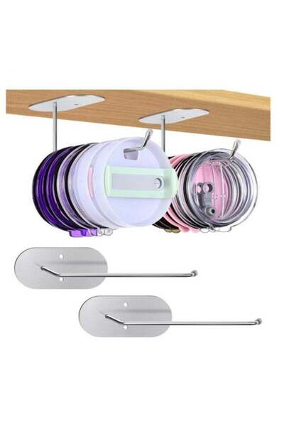 Generic 2 Pack Tumbler Lid Organizer Cup Lid Organizer for Yeti/Stanley/Simpl...