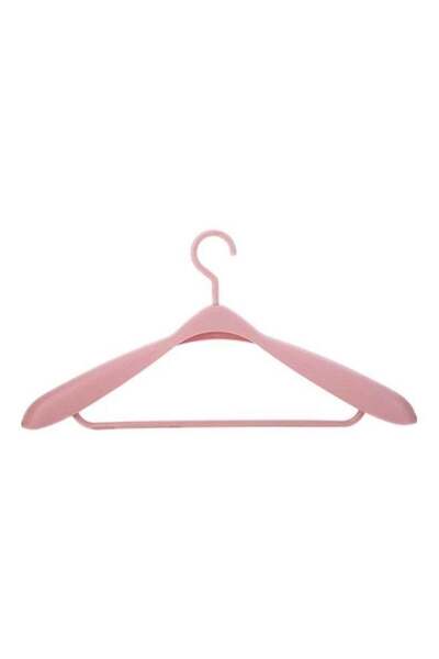 Generic Plastic Antiskid Clothes Hanger Pink