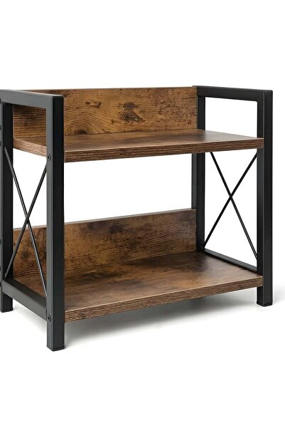 Generic Kitchen Counter Shelf Organizer,2 Tier Wood Kitchen Spice Rack Organi...