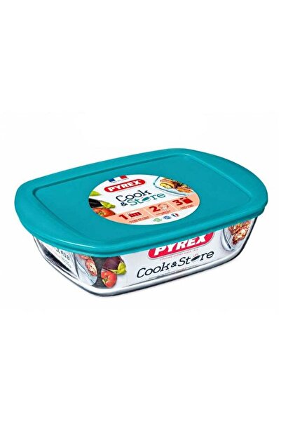 Generic Pyrex Cook & Store Squared Roaster with Lid - 0.35L Capacity for Vers...