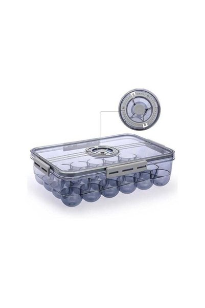 Generic Stackable Organizer Storage Container with Removable Drain Tray,Egg S...