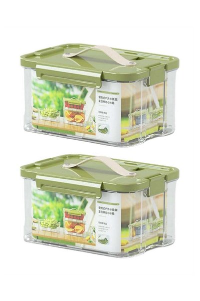 Generic 2pcs Fruit Storage Containers, Portable Refrigerator Fruit Organizer ...