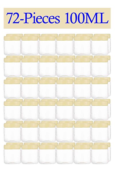 Generic 72-Piece Plastic Spice Storage Jar 100ML