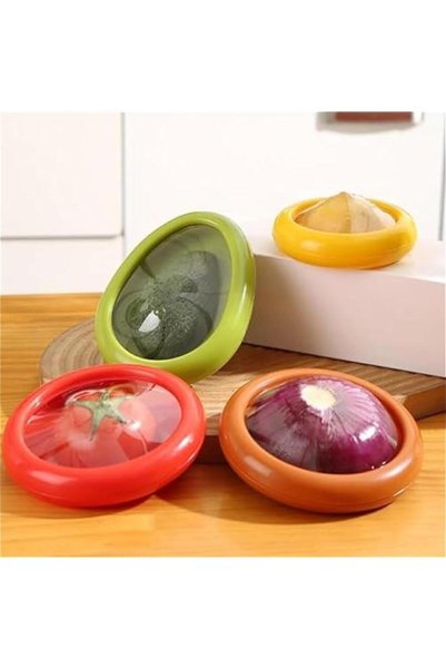 Generic Silicone Film Sealed Fruit Preservation Container, Reusable Airtight ...