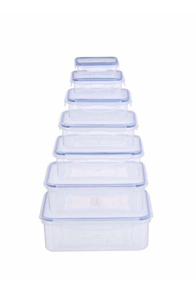 Generic Feelings Plastic Food Storage Containers, 14 Pieces (120ml, 240ml, 50...