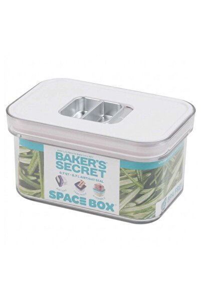 Generic Baker's Secret Space Box Rectangular Airtight Food Storage Container ...