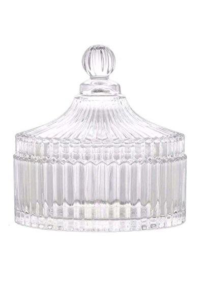 Generic Candy or Food Storage Organization Set-Crystal Diamond Faceted Jar Wi...