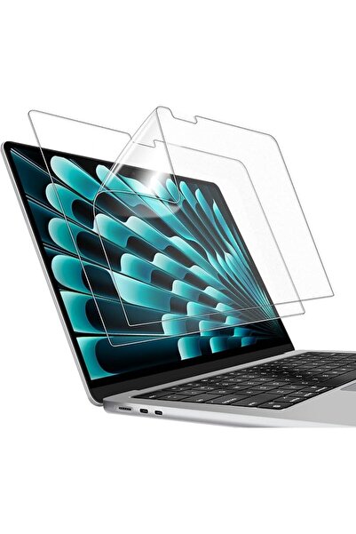 JETech واقي شاشة غير لامع لجهاز ماك بوك اير 13 بوصة (M2-M5)، عبوة من قطعتين
