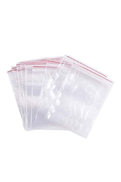 Generic 100-Piece Resealable Cellophane Bag Clear 20x28cm