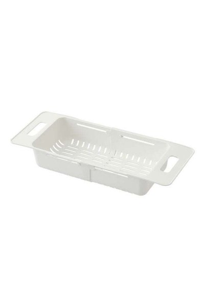 Generic Collapsible Colander Over Sink White