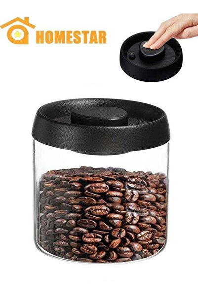 Generic Vacuum Coffee Canister for Coffee Bean Storage, 500ML/16.91oz Airtigh...