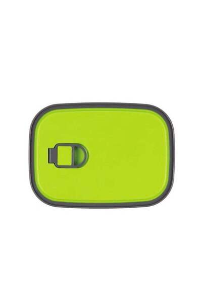 Generic AKDC Rectangular Food Container 350ml, Stainless Steel, Green