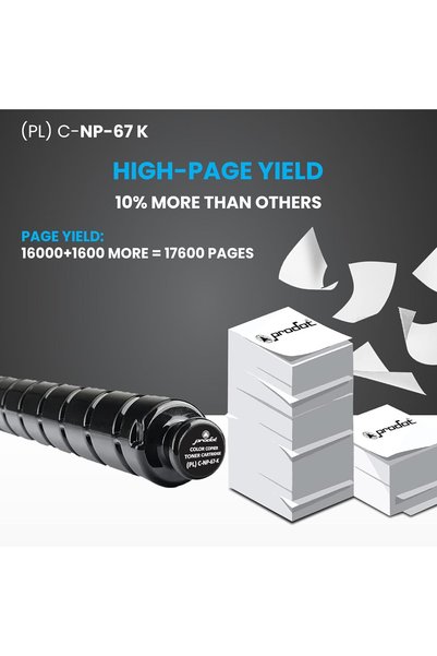 Generic NPG-67 Yellow Toner Cartridge Compatible for Canon GPR-53 C-EXV-49,Hi...