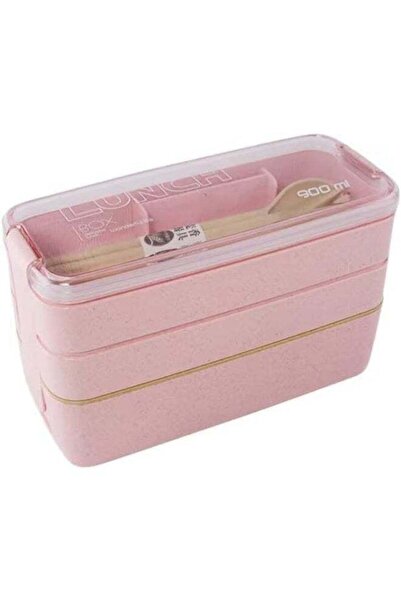 Generic Portable Bento Box, 3-layers Lunch Box, Eco-Friendly Lunch Box, 900ML...
