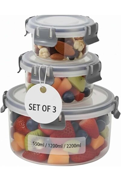 Generic Airtight Food Storage Container 3-Piece, with Spoons and Forks, BPA-F...