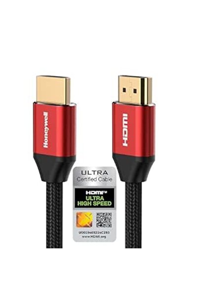 HONEYWELL كابل HDMI 2.1 مع إيثرنت، دقة 8K@60Hz UHD، 3 أمتار، نقل بيانات فائق ...