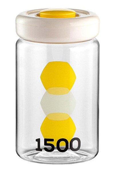 Generic Vacuum Coffee Canister, 1500ML Airtight Storage Jar, Sealed Coffee Be...