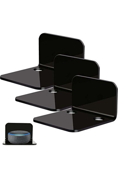 Generic ARS® Acrylic Floating Wall Shelves Set of 3, Drill Free with 10 Piece...