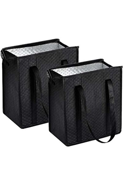 Generic 18L Insulated Grocery Bags with Zipper, Reusable Thermal Cooler Tote ...
