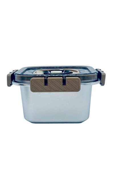 Generic MTM Stainless Steel Food Container 1000ml, Siver/Brown