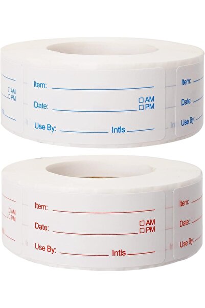 Generic NimbusNote 2 Rolls 1000 Pieces Removable Freezer Labels, 1 x 2 Inch D...