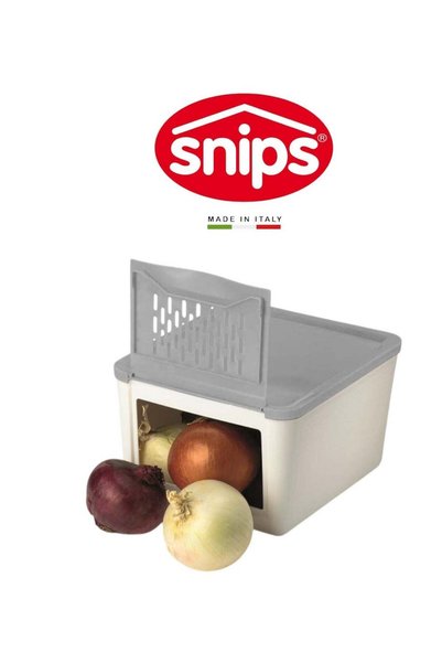 Generic Snips Onion & Vegetable Keeper 2KG with Ventilated Lid – Made in Italy