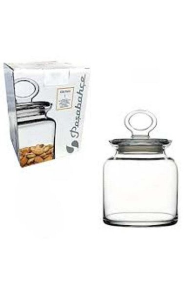 Generic 98671 Paşabahçe Kitchen Glass Jar with Lid 1085 Cc
