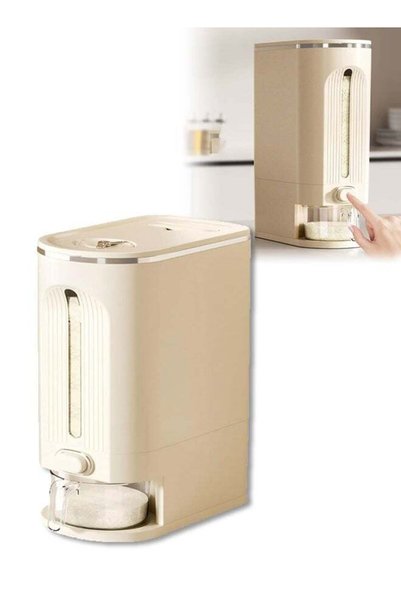 Generic Rice Dispenser,Household Grain Storage Container with Time Scale, Moi...