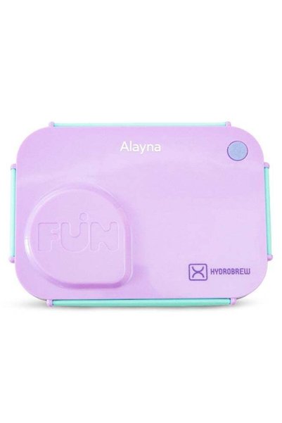 Generic Hydrobrew Personalized Steel Core Lunch Box 750ml + 150ml Food Jar w/...