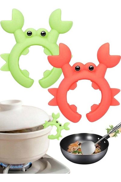Generic 2Pcs Crab Spoon Holder for Pot Crab Utensil Holder Crab Spoon Rest Cr...