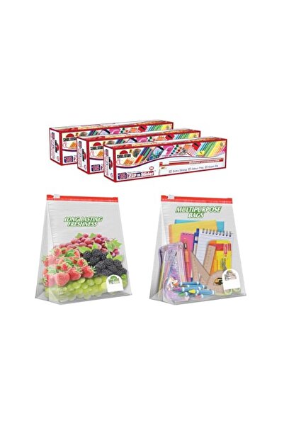 Generic Shalimar Zip 'N' Lock Reusable Slider Bag Size (Medium) Zip Lock Bag/...