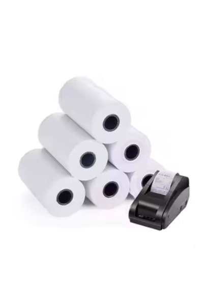 Generic 80X40 Thermal Paper Rolls 5pcs White Thermal Printer Paper Pos Cash R...