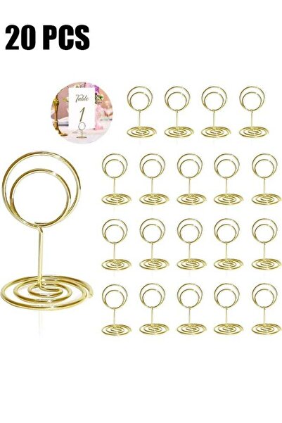 Generic 20 Pcs Mini Place Card Holders, Cute Table Number Holders, Small Size...