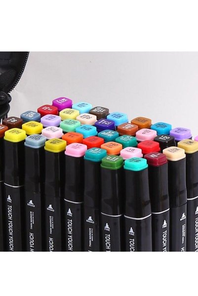 Generic 60-Piece Twin Side Marker Pens Set hrm060 Multicolour