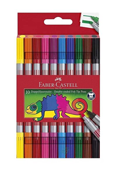 Generic Faber Castell Double Ended Felt Tip Pens 10 Pieces Multicolour