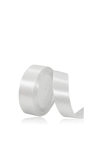 Generic White Satin Ribbon, 24mm x 25yd Fabric Polyester Ribbon for Gift Wrap...