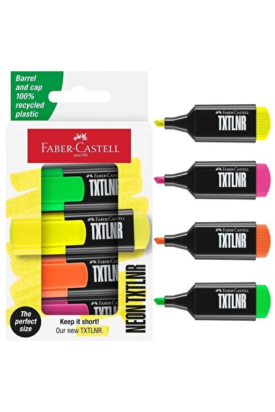 Generic 4-Piece Mini Highlighter Fluorescent Colours