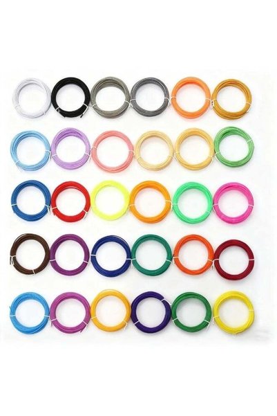 Generic PLA 30 Piece of High-temperature 3D Pen Multicolor Materials, 5m Per ...