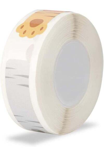 Generic Dog Paw Thermal Label Paper – Waterproof Adhesive Roll, for Pet Food ...