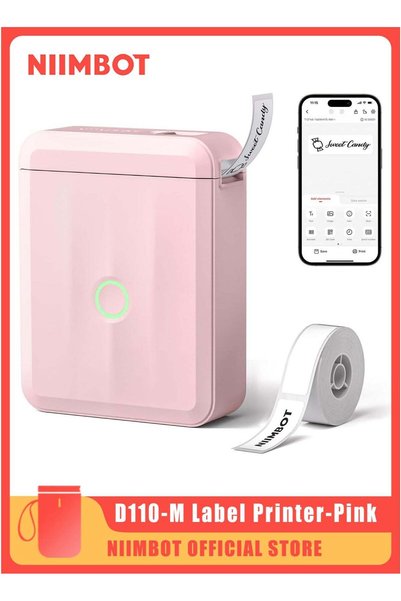 Generic D110 Upgraded Version Mini Label Maker Machine D110-M Label Printer w...