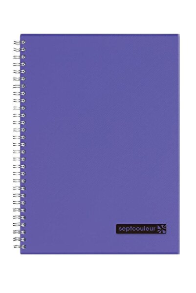 Generic 80-Sheet Septcouleur Notebook A5 Size Purple