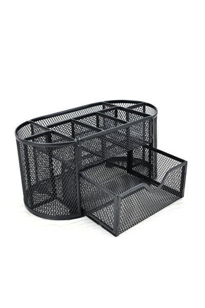 Generic Compartments Multi-functional Mesh Desk Organizer Pen Holder Statione...