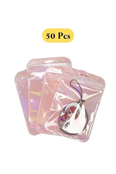 Generic Soft Gradient Pink Press-and-Seal Resealable Bags (7x11cm / 2.75x4.33...