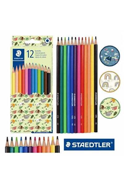 Generic Staedtler Sharpened Assorted Coloring Pencil- 12pcs