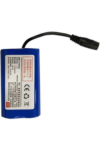 GENERAL 12000mAh 7.4V Lithium Battery Large Capacity Rechargeable Battery for...