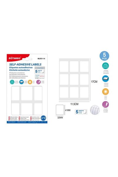 Generic MOTARRO Adhesive Stickers MU031-14 – Self-adhesive stickers for use i...