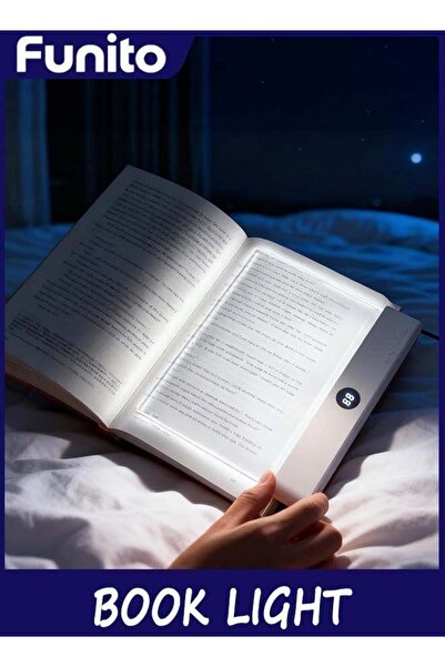 Generic Book Light - Rechargeable LED Reading Flat Clip on Night Light with 3...