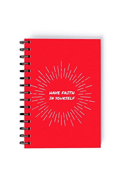 Generic Spiral A5 Notebook Women Empowerment Feminism Quote Have Faith Pink A...