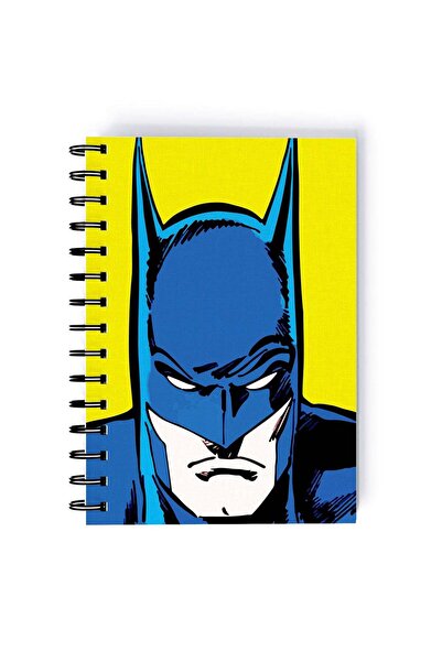 Generic Spiral A5 Notebook Batman Retro Comic Yellow Mask Retro Comic