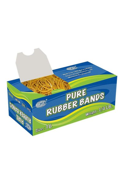 Generic FIS Pure Rubber Bands 16 Size, 1/4 LB - FSRB16